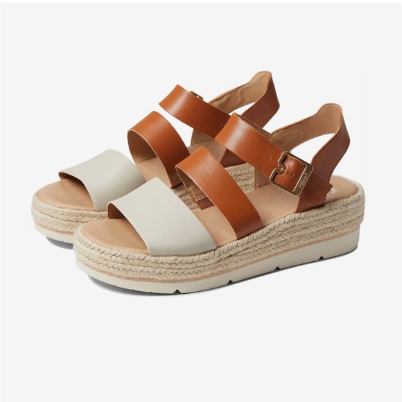 Dr. Scholl's Shoes - NWT Dr. Scholl’s Once Twice Women’s Sandal Brown Wedges Size 8 Sealed in bag
